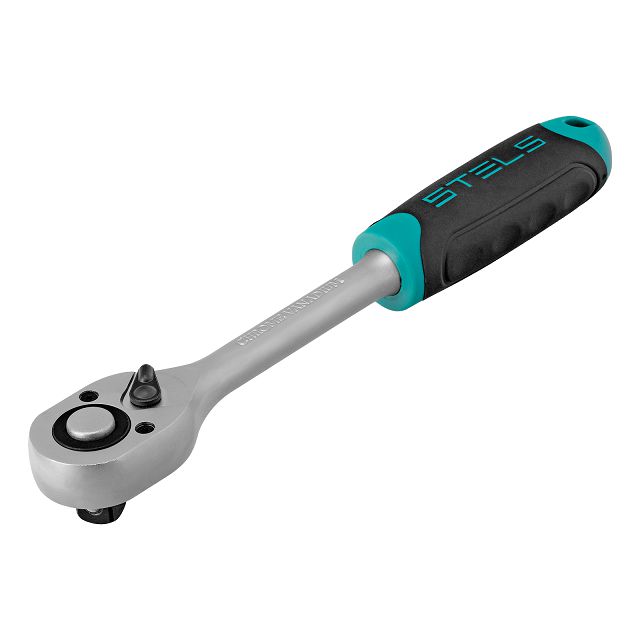 ключ-трещотка STELS 1/2" 245мм 2-х компонентная рукоятка