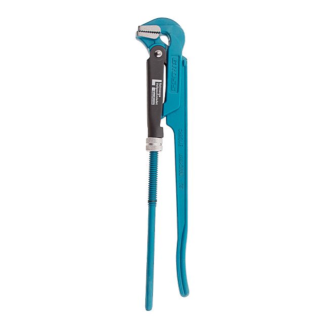 ключ трубный GROSS 90гр 1,5"