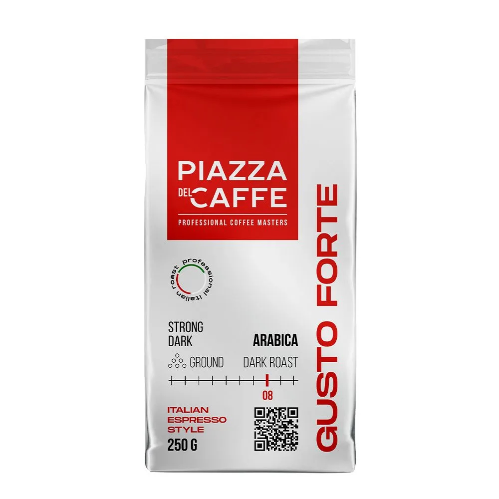 Кофе молотый Пьяцца дель кафе Gusto Forte 250 г