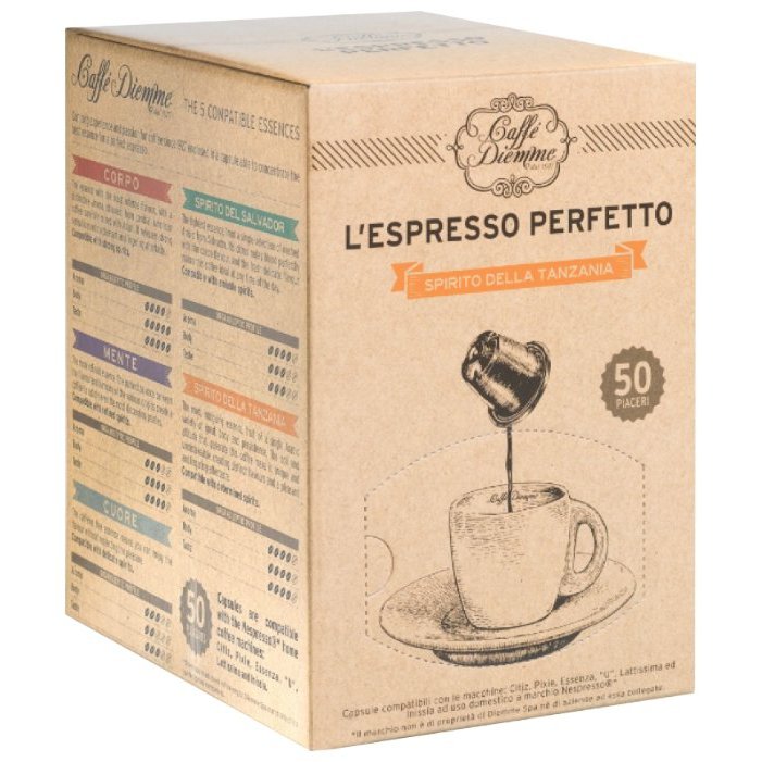 Кофе в капсулах Diemme Caffe Spirito della Tanzania 50 шт