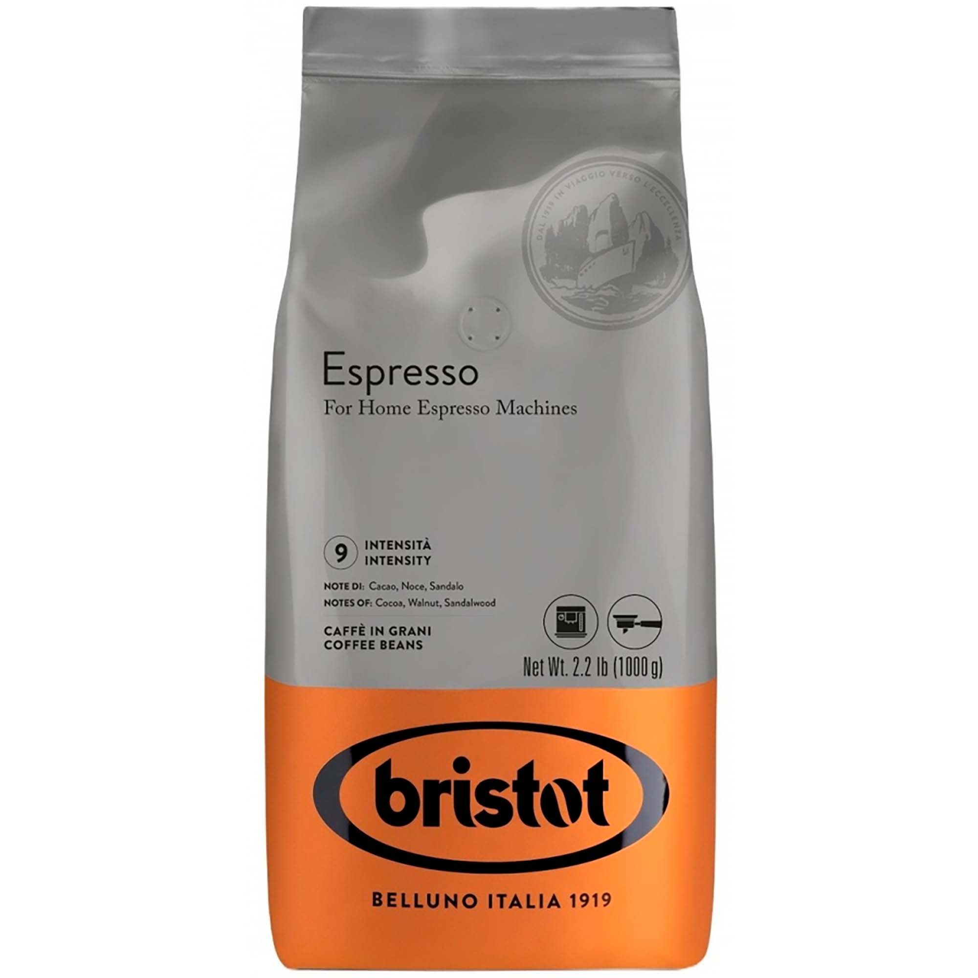 Кофе в зернах Bristot Espresso, 1000 г