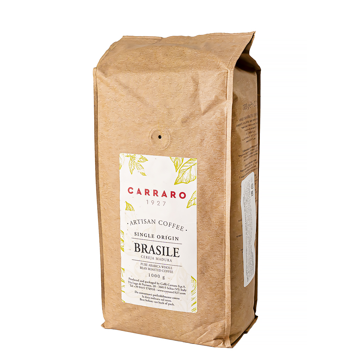 Кофе в зернах Carraro 1927 Brasile 1 кг