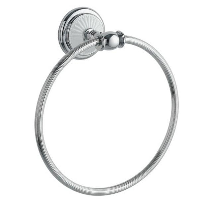 Кольцо для полотенец Boheme Vogue Bianco 10135 Хром