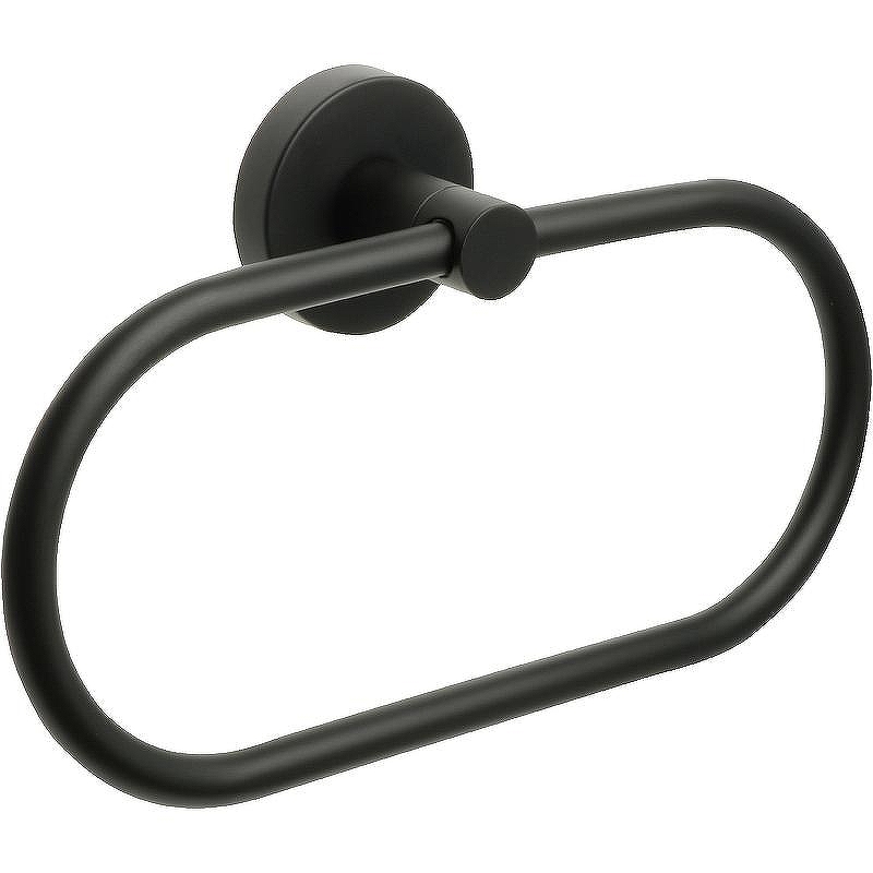 Кольцо для полотенец Fixsen Comfort Black FX-86011 Черное матовое