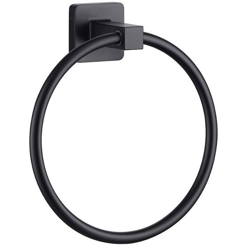 Кольцо для полотенец Maretti Umbria Black UMB53P36 Черное матовое
