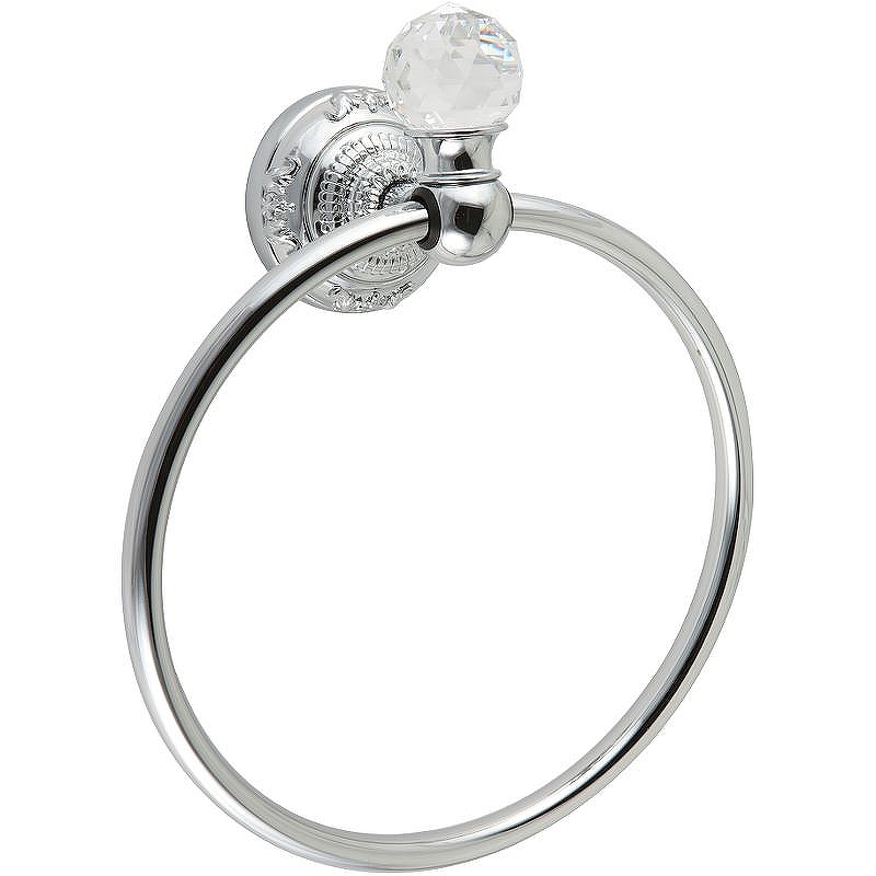 Кольцо для полотенец Migliore Cristalia 16805 Хром с кристаллом Swarovski