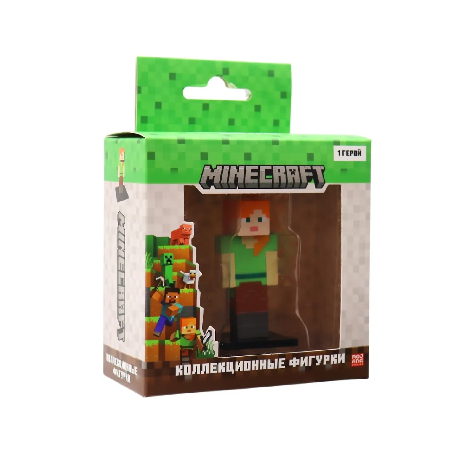 Коллекционный топпер Minecraft, Алекс, 1 шт. в коробке с окном, MC2012F