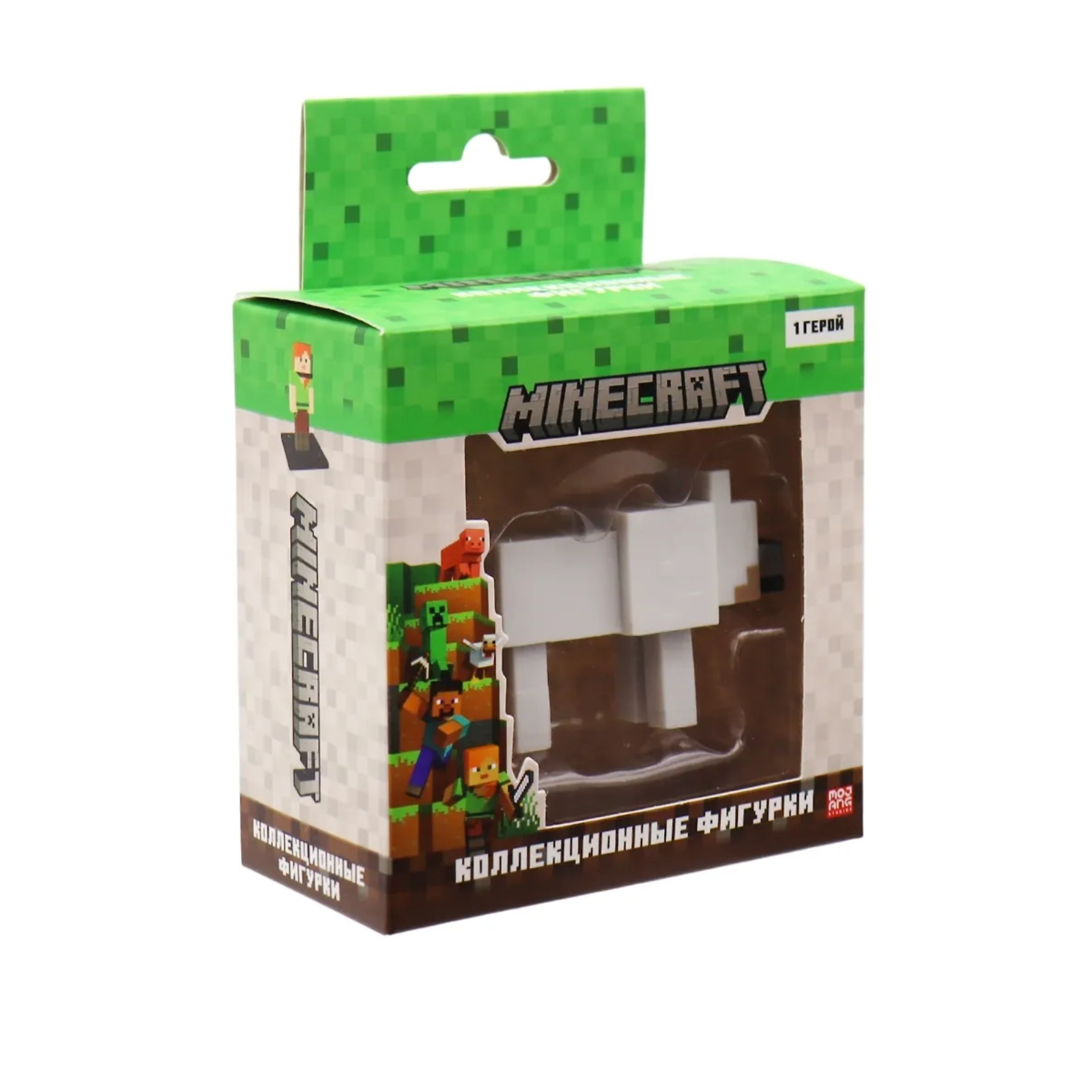 Коллекционный топпер Minecraft, Волк, 1 шт. в коробке с окном, MC2012J