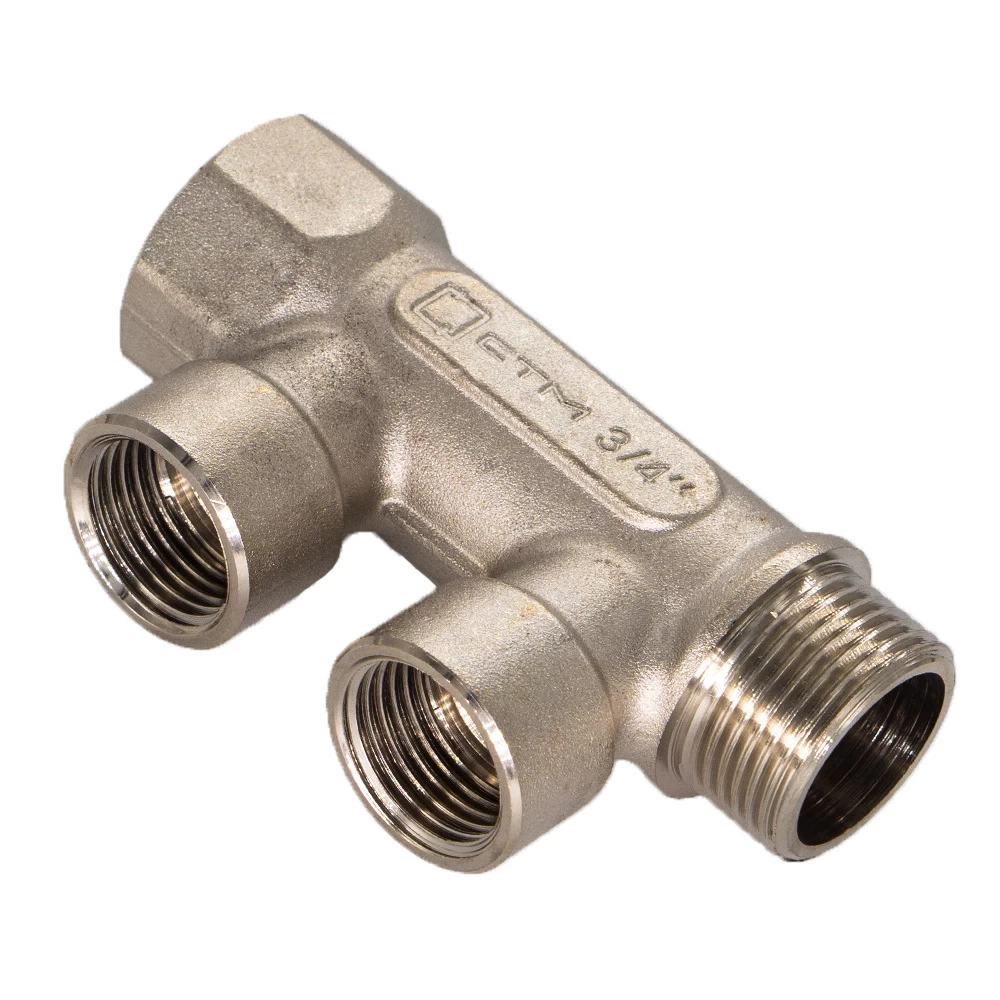 Коллектор СТМ 3/4 ВР(г) х 2 выхода 1/2 ВР(г) х 3/4 НР(ш) (C2MF3412)