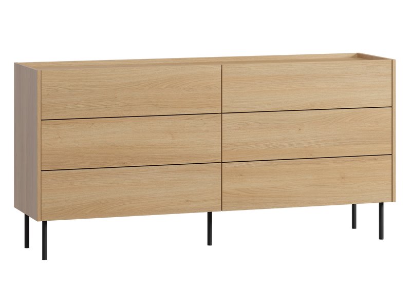Комод Дигарс 163x81 Дуб Барбера