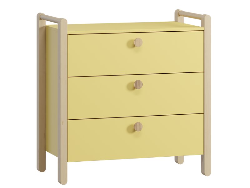 Комод Руффи 88x90 Желтый