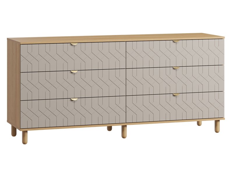 Комод Теджонс 185x85 Деко Латте