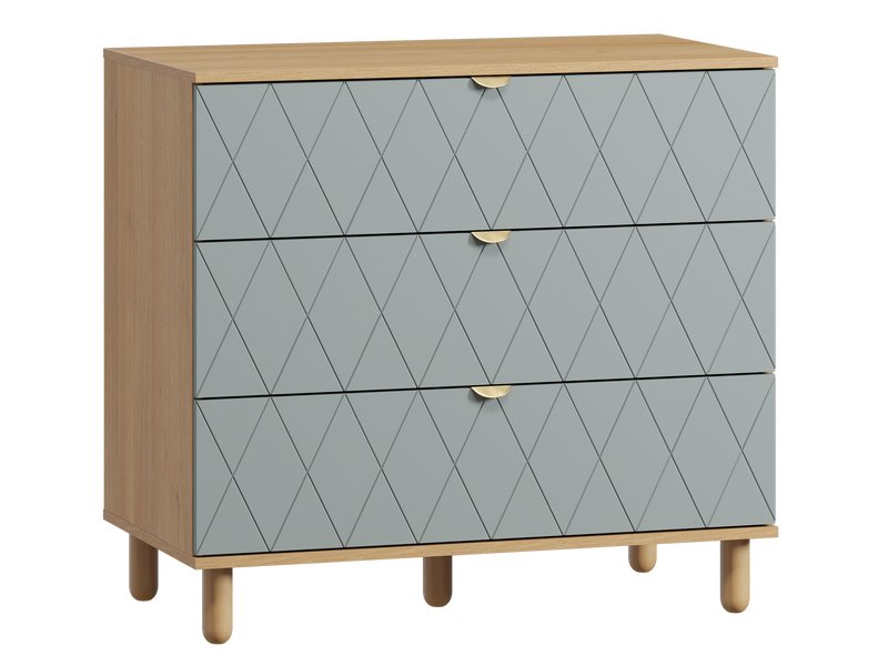 Комод Теджонс 93x85 Ромб Мятный