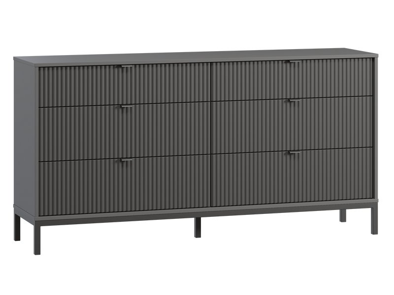 Комод Трейвис 165x84 Графитовый