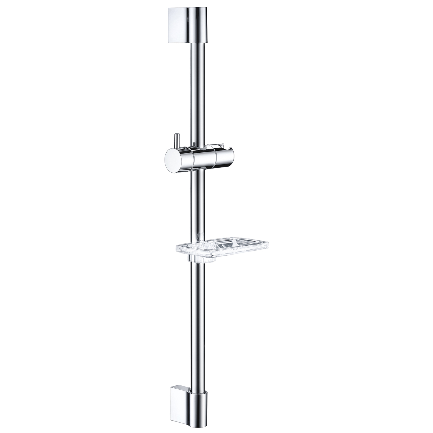 Комплект душевой Wasserkraft серебряный 13,9х15х66,5 см