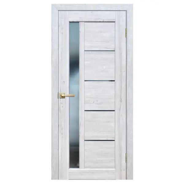 Комплект двери Artens Брио со стеклом 60x200 см ПВХ цвет сосна тоскана с добором 150 мм