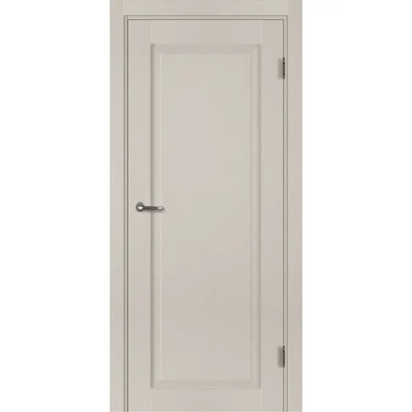 Комплект двери Пьемонт глухая 80x200 см HardFlex цвет платина светлая без доборов