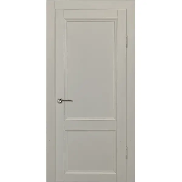 Комплект двери Рондо глухая 60x200 см Hardflex цвет серый жемчуг без доборов