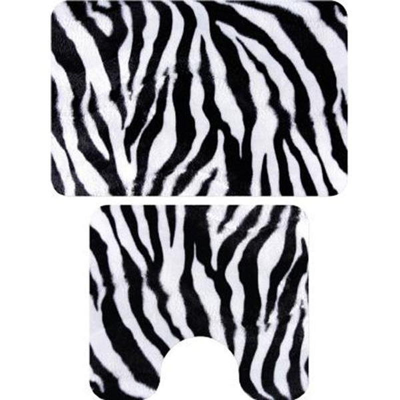 Комплект ковриков Veragio Carpet 68x45 VR.CPT-7200.06 с рисунком Zebra