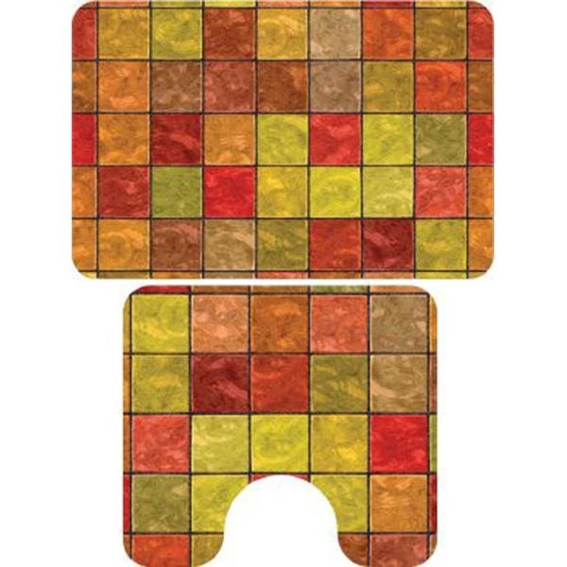Комплект ковриков Veragio Carpet 68x45 VR.CPT-7200.09 с рисунком Terra