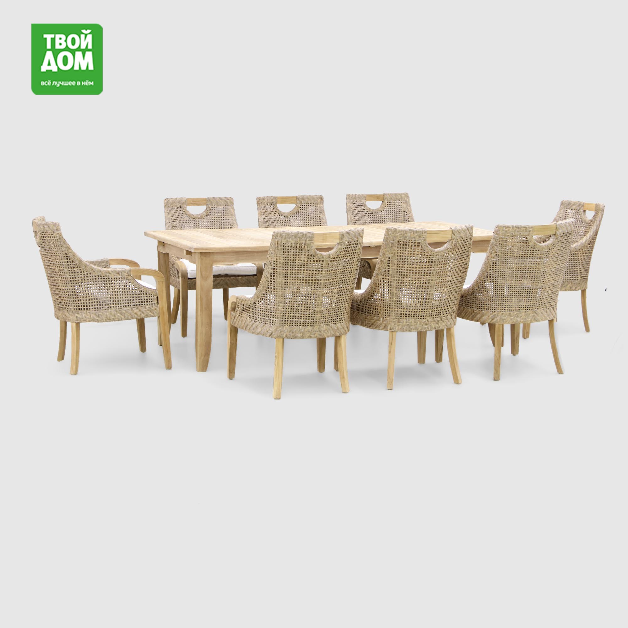 Комплект мебели Jepara curved из 9 предметов (101)