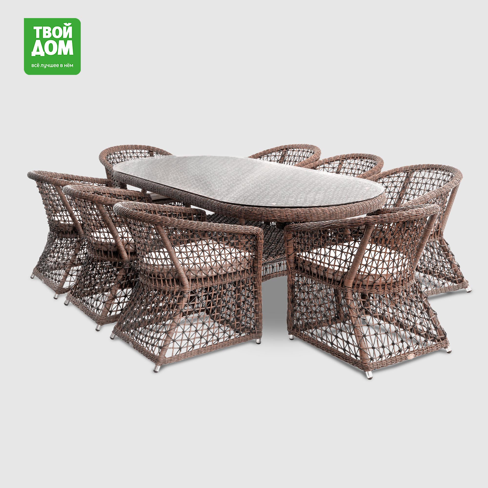 Комплект мебели NS RATTAN/MAVI 117-8tch 9 предметов