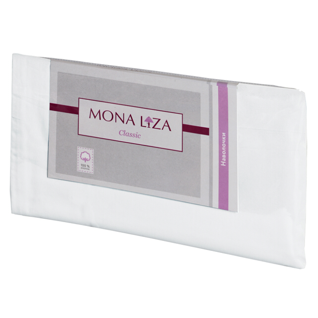 комплект наволочек MONA LIZA Классика/Classic 70х70см 2шт сатин белый, арт.504104/01