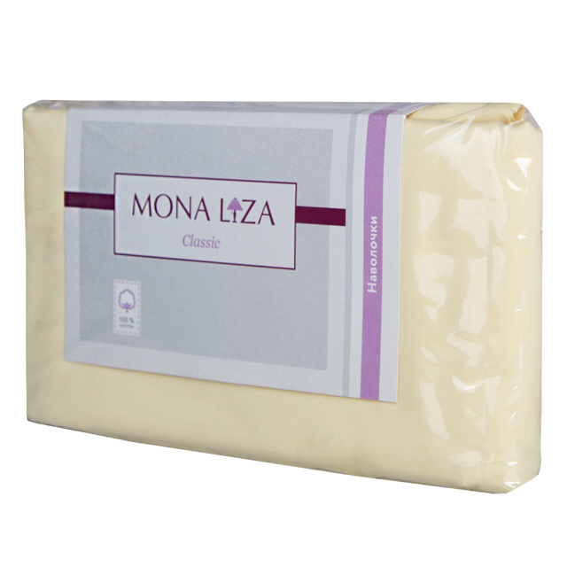 комплект наволочек MONA LIZA Классика/Classic 70х70см 2шт сатин молочный, арт.504104/02