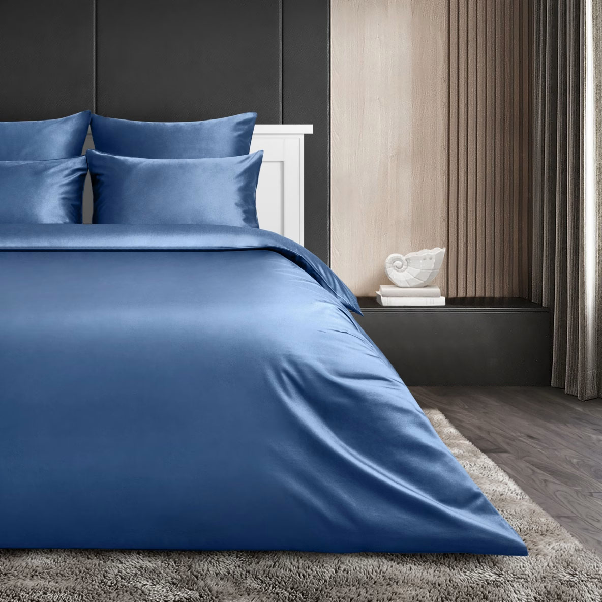 Комплект постельного белья Soft Silver 1,5СП нав. Круиз