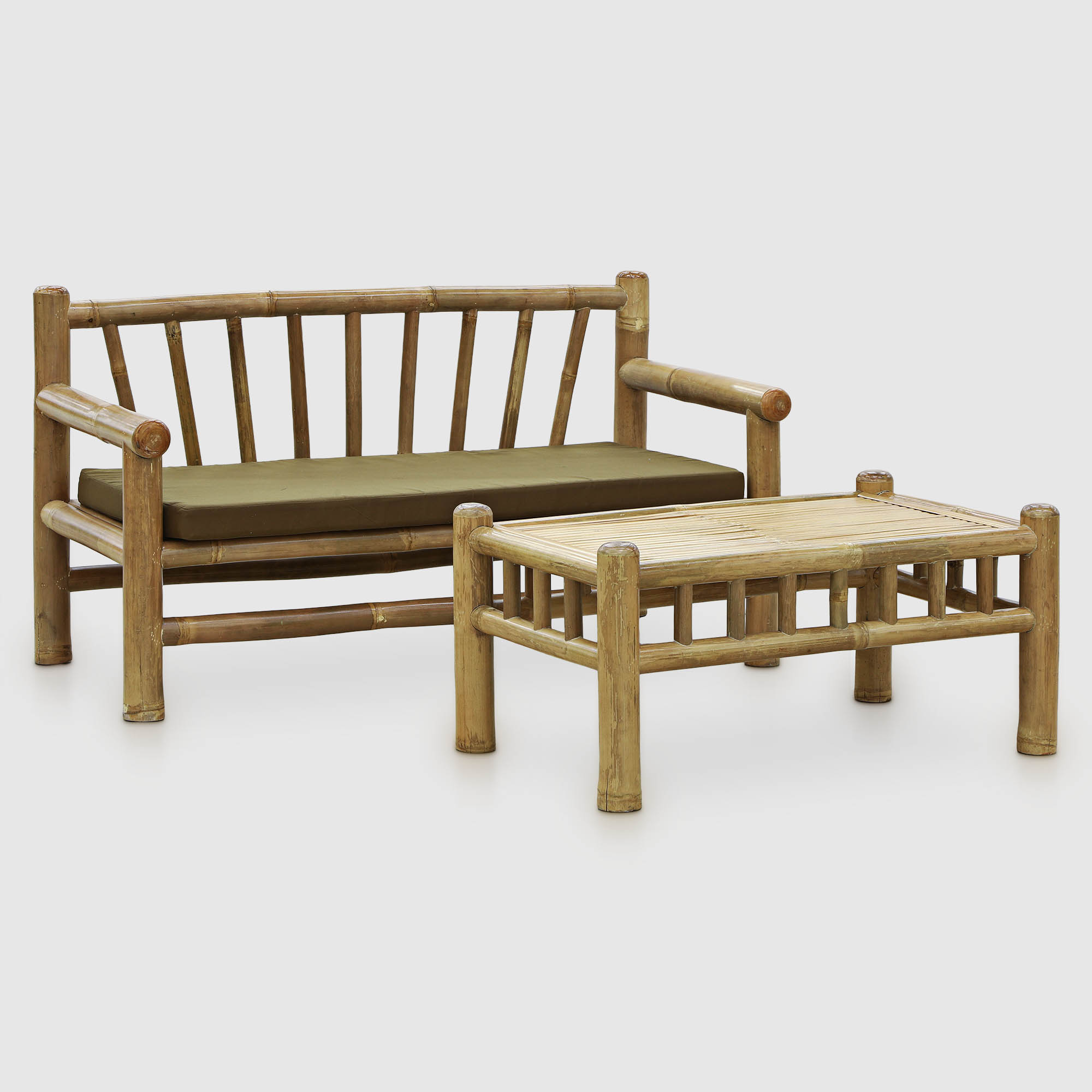 Комплект садовой мебели Rattan Bamboo Bayu 2 предмета