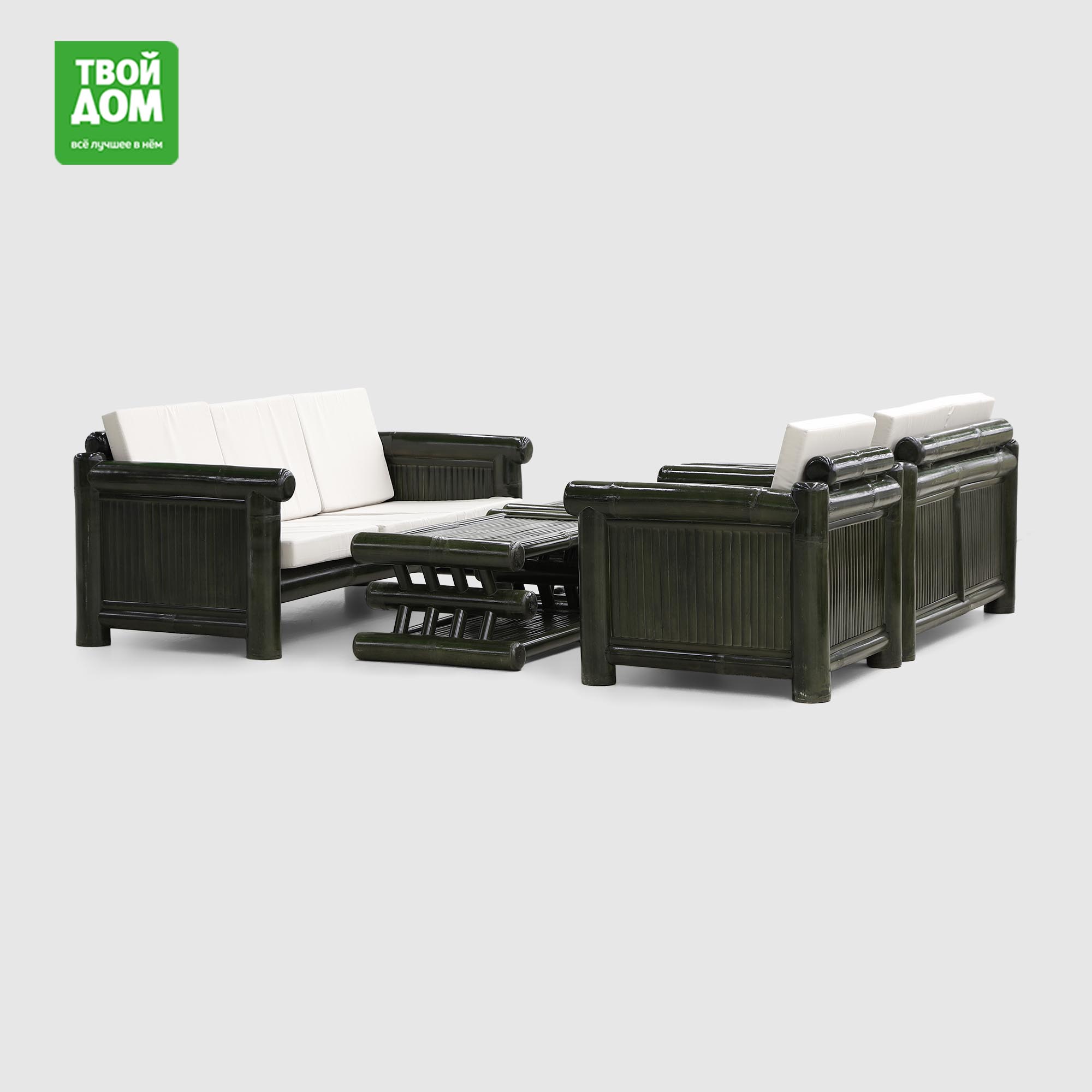 Комплект садовой мебели Rattan Bamboo Minister 5 предметов