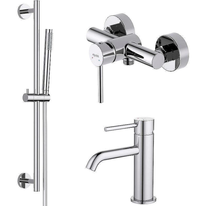 Комплект смесителей Aquatek Европа AQ1331CR Хром