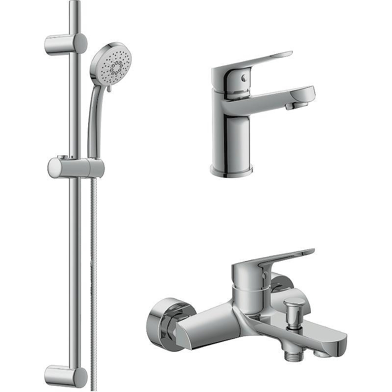 Комплект смесителей Cersanit Flavis 64508 Хром