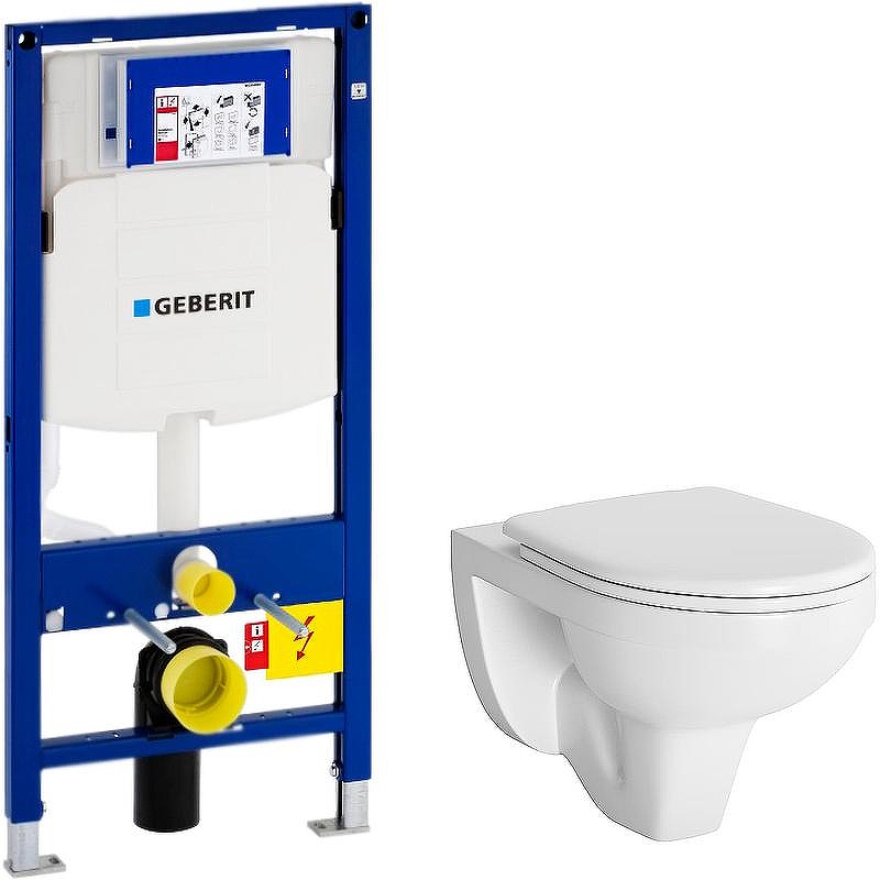 Комплект унитаза Berges Gamma 081105 с инсталляцией Geberit Duofix Sigma UP320 111.300.00.5 с сиденьем Микролифт