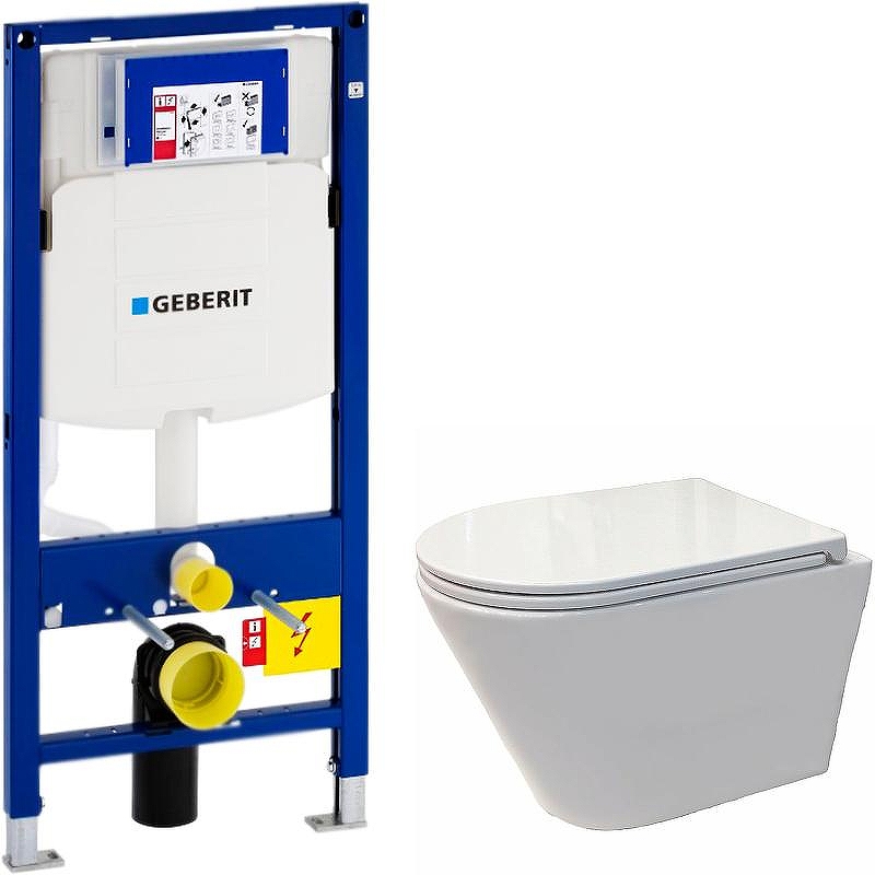 Комплект унитаза Koller Pool Orion OR-0515-RW с инсталляцией Geberit Duofix Sigma UP320 111.300.00.5 с сиденьем Микролифт