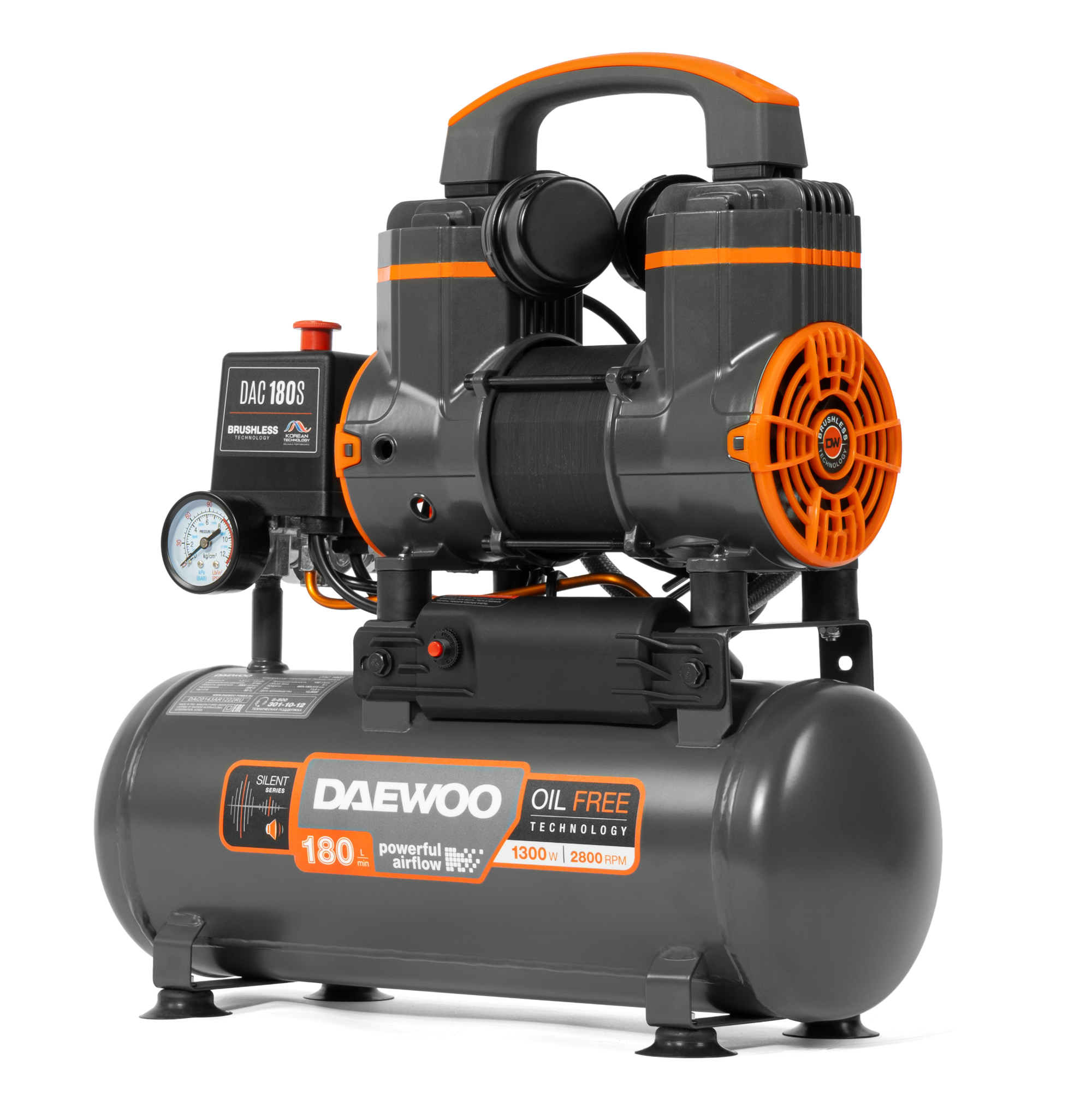 Компрессор безмасляный DAEWOO DAC 180 S