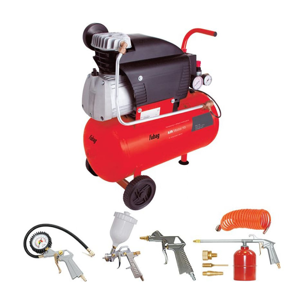 Компрессор масляный Fubag AIR MASTER KIT 24 л 1,5 кВт (61431380)
