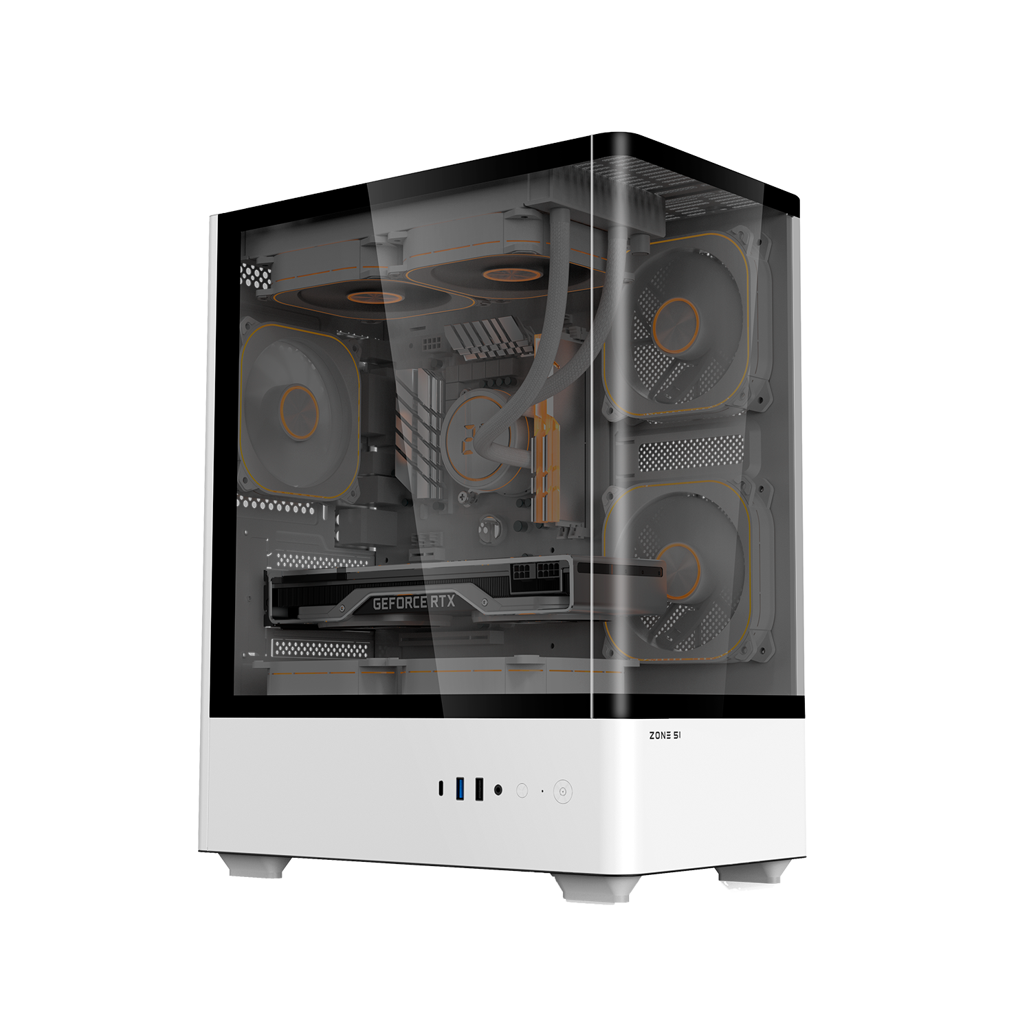 Компьютерный корпус ZONE 51 Fury White