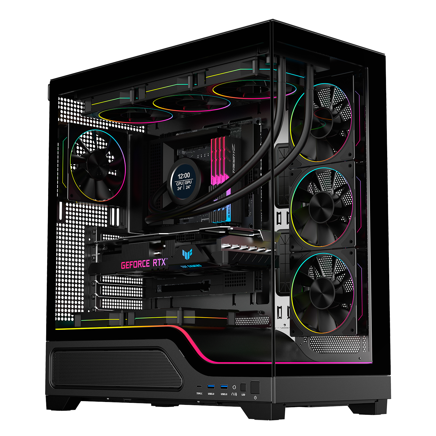 Компьютерный корпус ZONE 51 Phantom Black