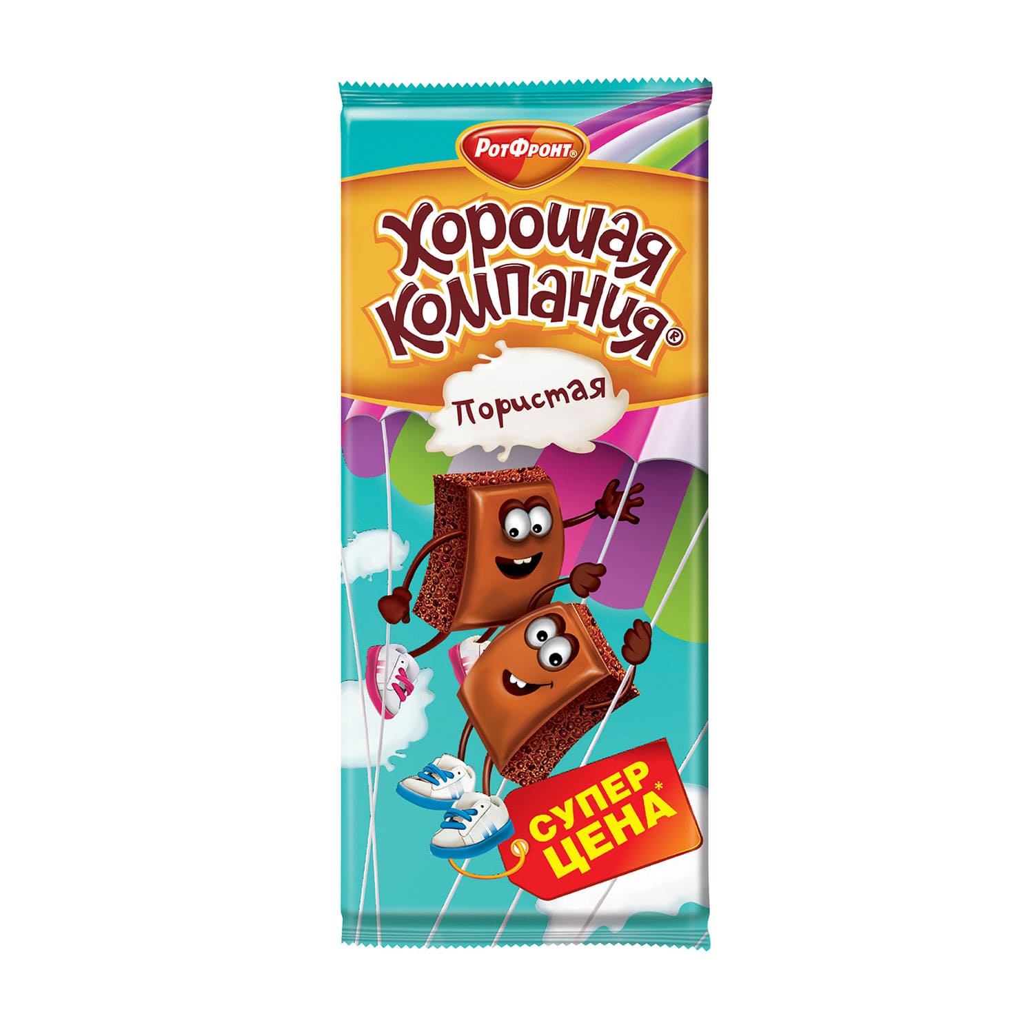 Кондитерская плитка Рот Фронт Хорошая компания пористая, 80 г