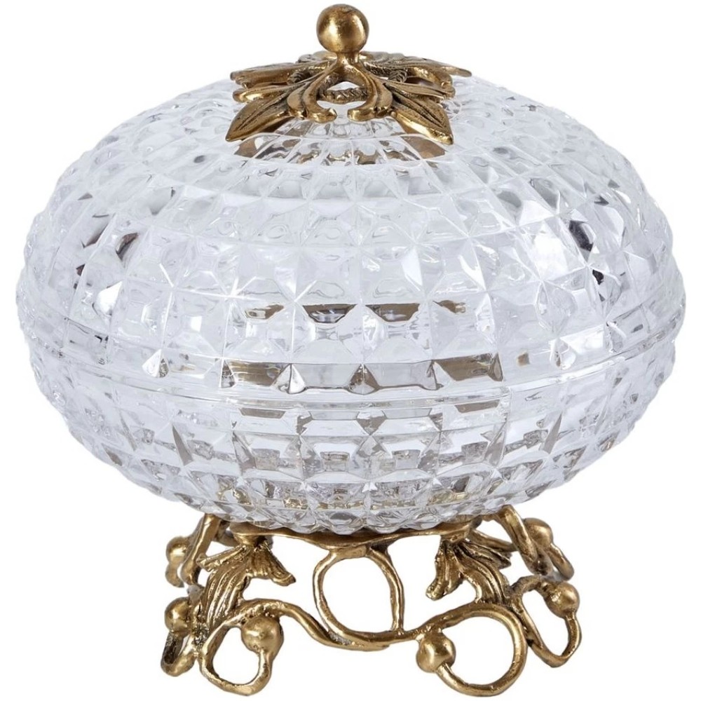 Конфетница Glasar 16х16х15 см hgl483s/3
