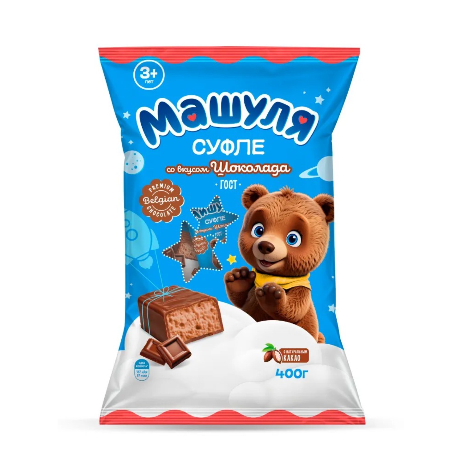Конфеты Машуля со вкусом шоколада 400 г