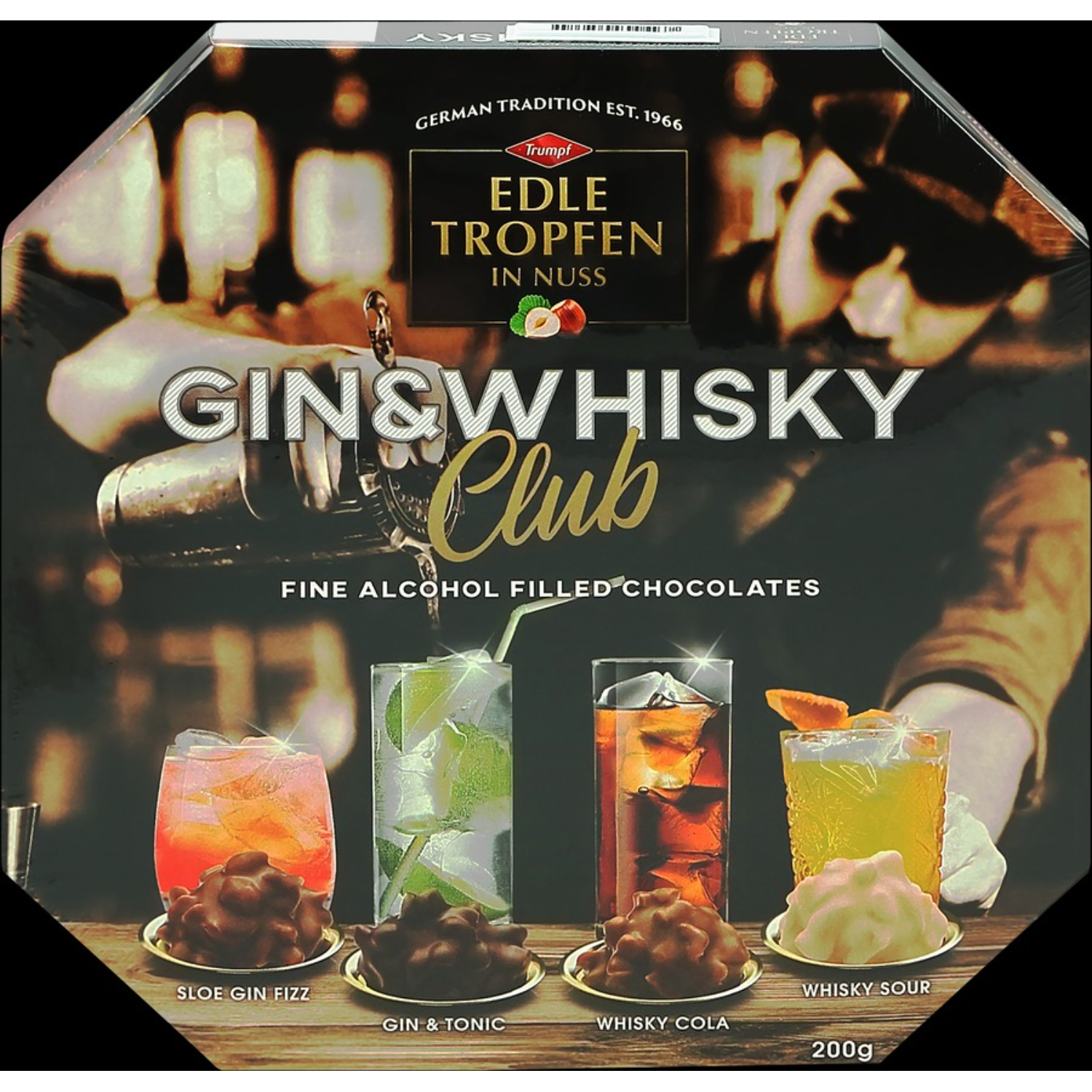 Конфеты набор Mauxion gin&whisky club 200 г