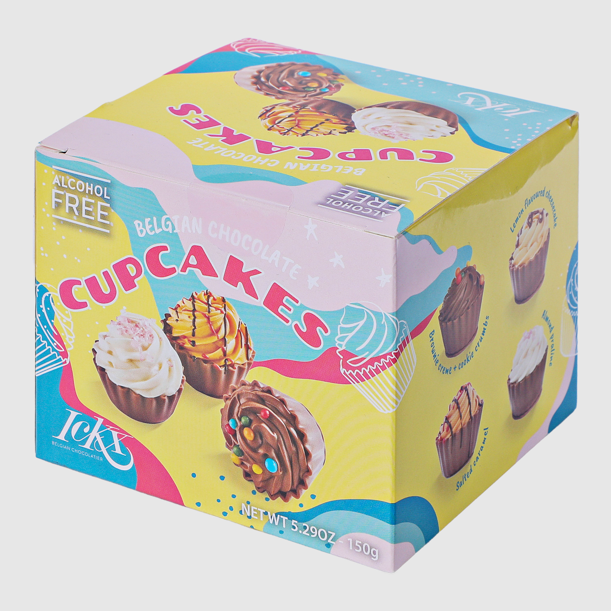 Конфеты Pralibel cupcake молочный шоколад 150 г