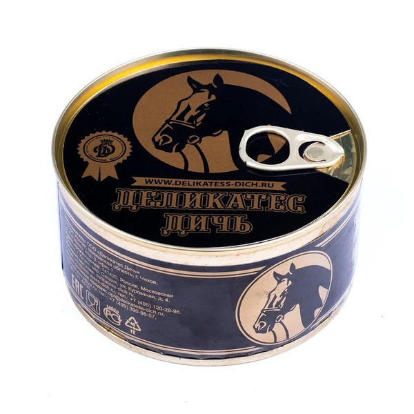 Конина Деликатес дичь тушеная 325 г