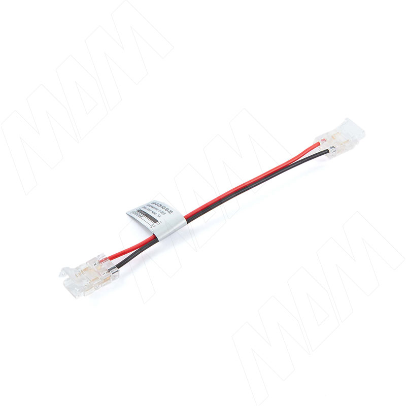 Коннектор для ленты COB и SMD, 8 мм, провод 100 мм, IP20 (LSA-8-CB-SS-10-20)