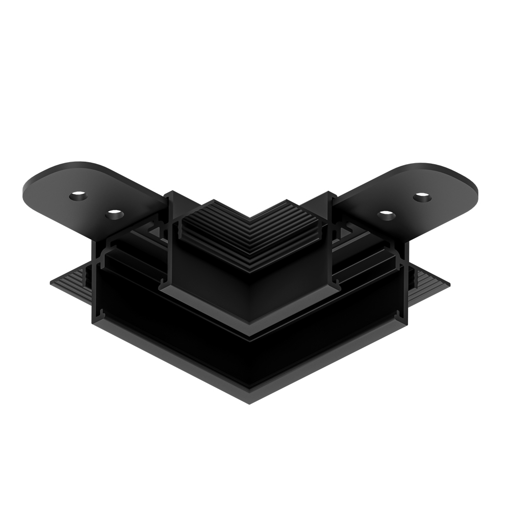Коннектор для магнитного шинопровода L-образный Arte Lamp Optima черный (A731606)