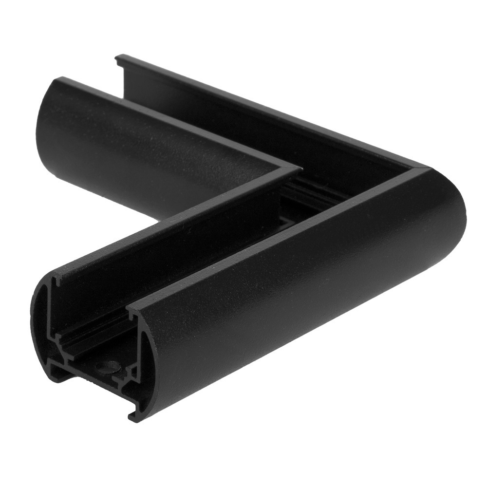 Коннектор для магнитного шинопровода L-образный Elektrostandard Slim Magnetic черный (a065259)