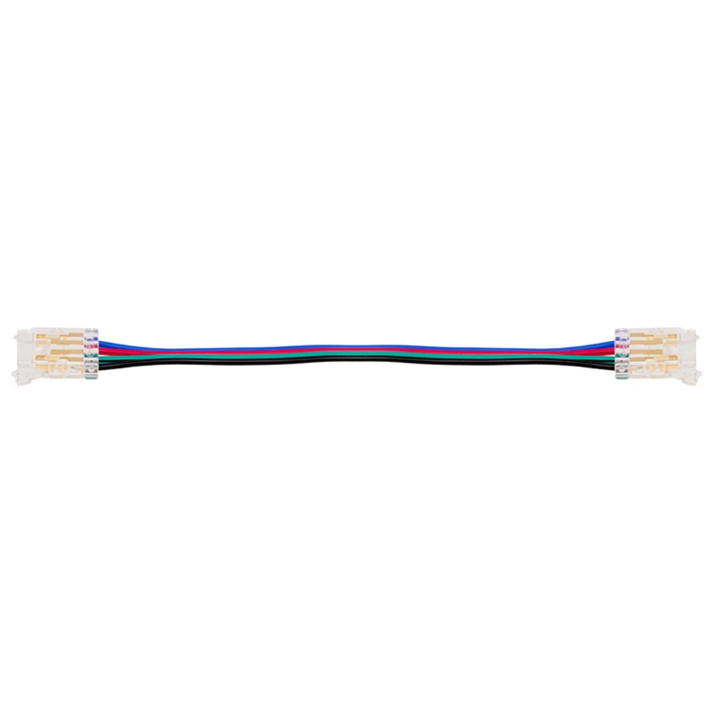 Коннектор для светодиодной ленты SMD RGB Wolta 12/24 В (3 шт.) (WLS-4PIN-RGB-10MM-2)