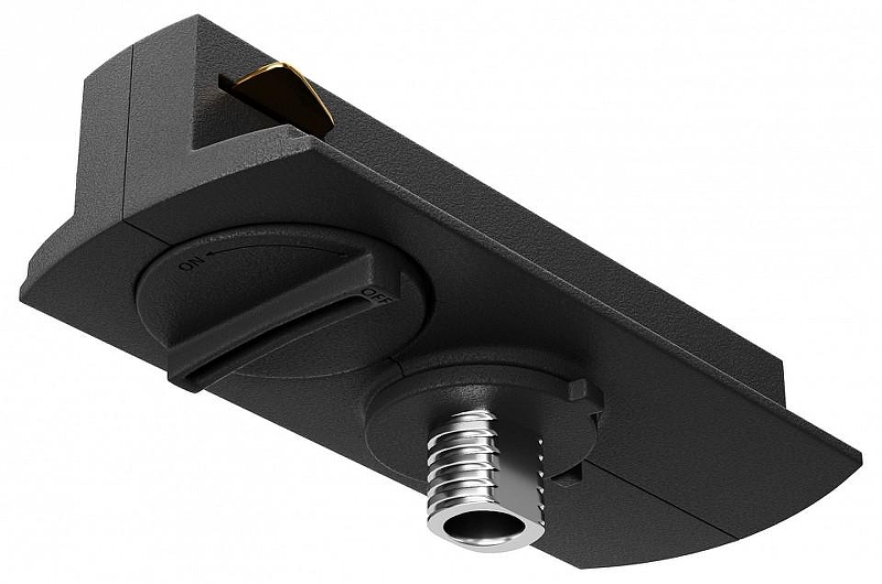Коннектор Maytoni Single phase track system Unity Accessories for tracks Unity TRA011-1-A-B цвет арматуры Черный